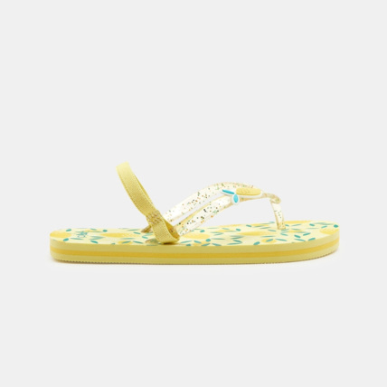 Avis Tongs citron à brides paillettes fille OKAIDI 1