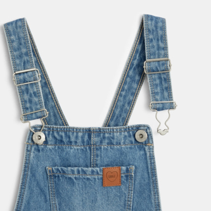 Avis Salopette en jean délavé bleue fille OKAIDI 4