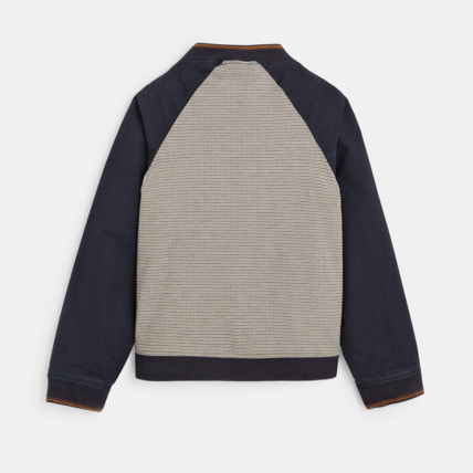 Avis Blouson teddy à petits carreaux blanc garçon OKAIDI 2