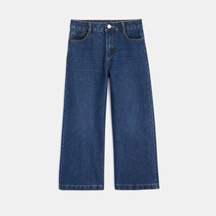 Avis Jean jambes larges bleu fille OKAIDI 2