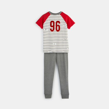 Avis Pyjama en jersey doux gris garçon OKAIDI 1