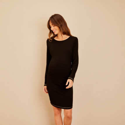 Avis Robe de grossesse manches longue moulante Prémaman 2