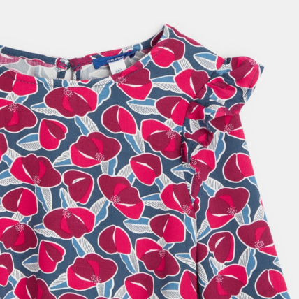 Avis Robe courte imprimée rose fille OKAIDI 3