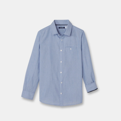 Avis Chemise rayée turquoise garçon OKAIDI 1