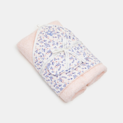 Ensemble cape de bain et carres fleuris OBAIBI Comparateur Avis Prix