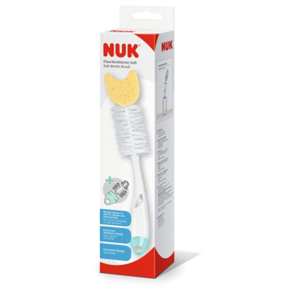 Avis Goupillon 2en1 Embout Eponge Soft Bottle Brush NUK 1
