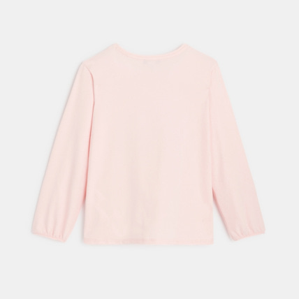 Avis T-shirt amusant à personnaliser "more flowers" rose fille OKAIDI 4