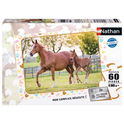 Avis Puzzle Maman et bébé cheval - de 6 ans RAVENSBURGER 1