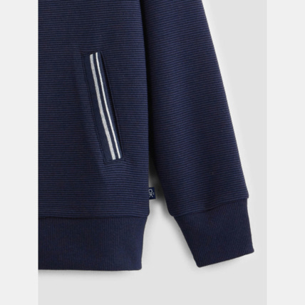 Avis Sweat zippé bleu garçon OKAIDI 4
