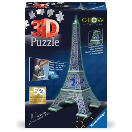 Avis Puzzle Tour Eiffel phosphorescente Édition 50 ans - de 10 ans RAVENSBURGER 1