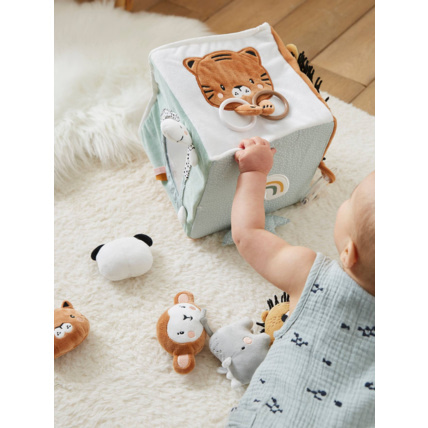 Avis Grand cube d'activités en tissu TANZANIE Vertbaudet 1