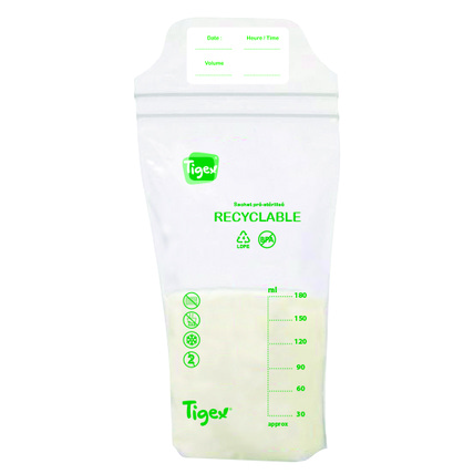 Avis Sachets de conservation pour lait maternel Tigex 1