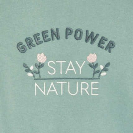 Avis Sweat-shirt à col collerette vert fille OKAIDI 3