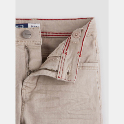 Avis Pantalon skinny en toile beige garçon OKAIDI 4