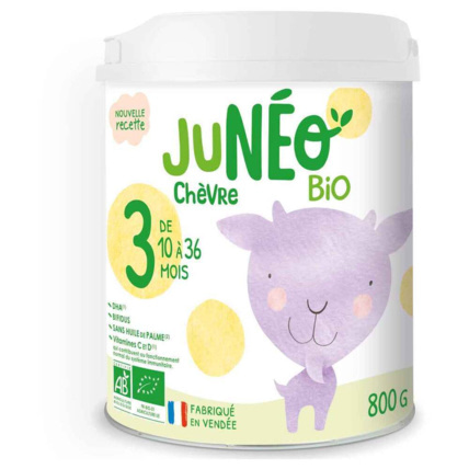 Avis Lait de chèvre 3ème âge JUNEO 1