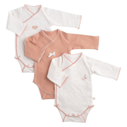 Avis Lot de 3 bodies Petit Coeur Sauthon 1