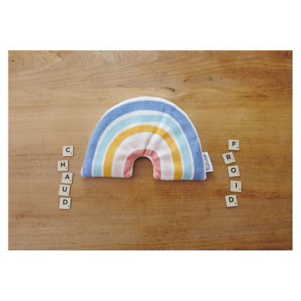 Avis Bouillotte Arc en ciel relaxant - graines de lin TINEO 3