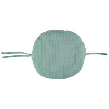 Avis Coussin décoratif rond en tétra modulable en tour de lit ou de parc Prémaman 2