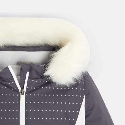 Avis Blouson de ski à capuche gris fille OKAIDI 4