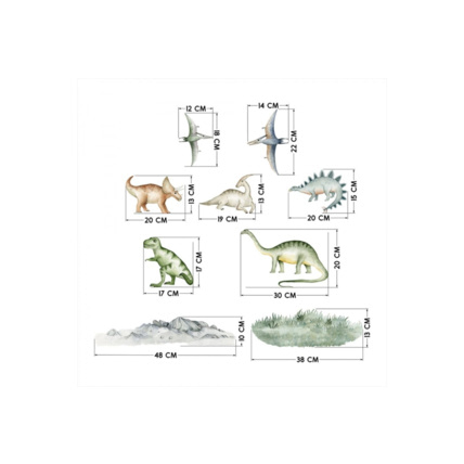 Avis Stickers set dinosaures Mon Lit Cabane 4