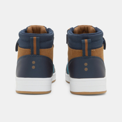 Avis Basket montante lacet et scratch bleues garçon OKAIDI 4