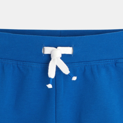 Avis Short uni en jersey doux bleu fille OKAIDI 3