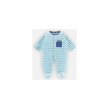 Avis Pyjama dors-bien en velours rayé NOUKIE'S 1