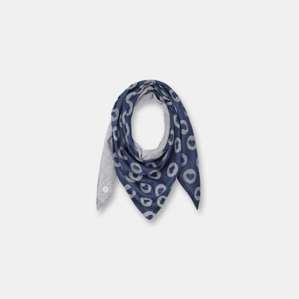 Avis Foulard triangulaire bleu fille OKAIDI 1