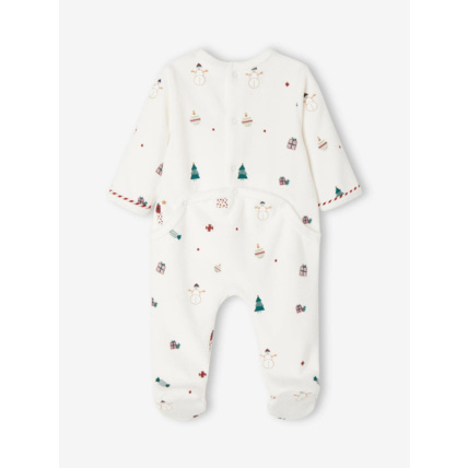 Avis Coffret cadeau de Noël bébé dors-bien en velours + bavoir Vertbaudet 3