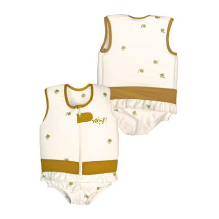 Avis Maillot de bain flottant fille : Citron Blanc PLOUF 1