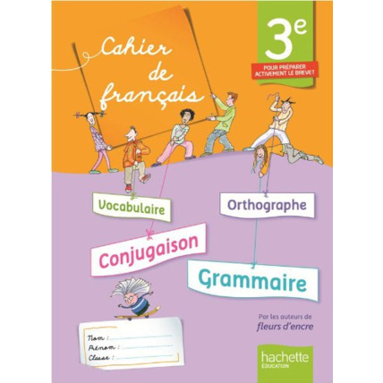 Avis Cahier de français 3e - édition 2013 Hachette Éducation 1