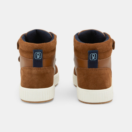 Avis Baskets mix matière à scratchs beige garçon OKAIDI 4
