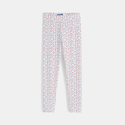 Avis Legging imprimé coton bio blanc fille OKAIDI 1
