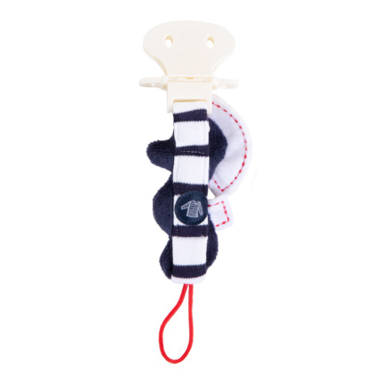 Avis Accroche-tétine hippocampe - velours - Navire/Blanc ARMOR-LUX 2