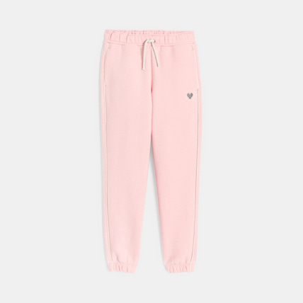 Avis Pantalon de jogging uni rose fille OKAIDI 1