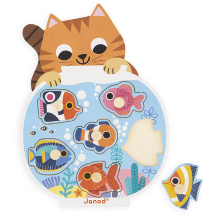 Avis Puzzle en bois Aquarium 6 pièces JANOD 1
