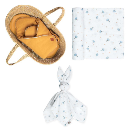 Avis Set de maternité, Gigoteuse d'emmaillotage, Lange et Doudou, Bleuet Sevira Kids 1