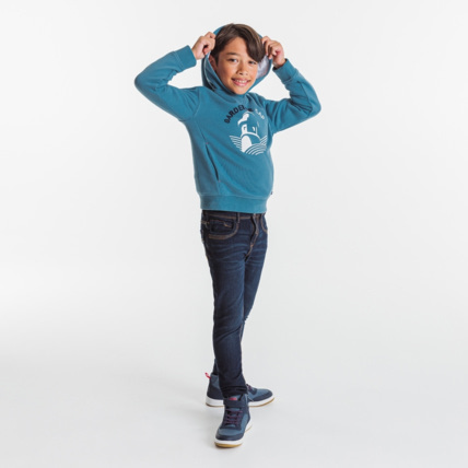 Avis Sweat-shirt à motif canoë vert garçon OKAIDI 4