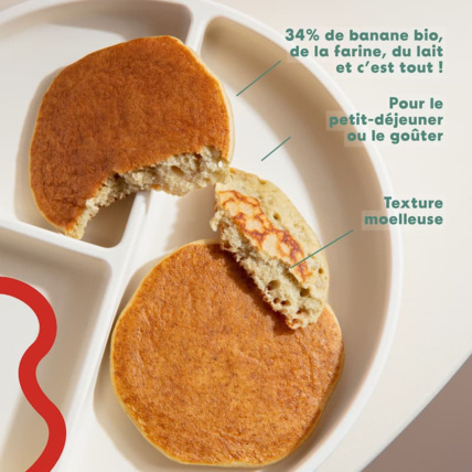 Avis Pancake : Banane - 6 pancakes - Idéal diversification et DME Yooji 2