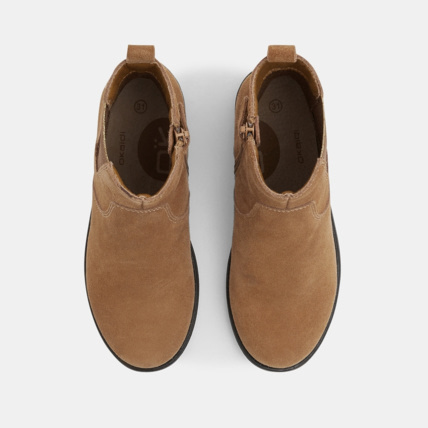 Avis Boots chelsea à semelle crantée beige fille OKAIDI 2