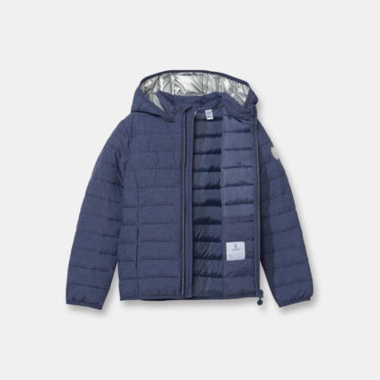 Avis Doudoune légère à capuche bleue fille OKAIDI 3