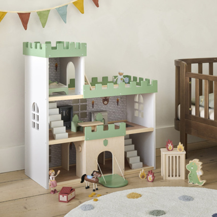 Avis Maison De Poupée Château Fort En Bois - Figurines Et 17 Accessoires Petite Amélie 3