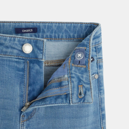 Avis Jean flare stretch bleu fille OKAIDI 2