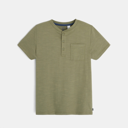 Avis T-shirt tunisien uni vert garçon OKAIDI 1