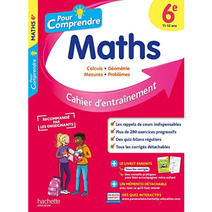 Avis Pour Comprendre Maths 6E Hachette Éducation 1