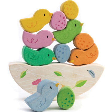 Avis Jeu d'équilibre bébés oiseaux en bois Tender Leaf 1