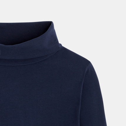 Avis T-shirt col roulé manches longues bleu garçon OKAIDI 2