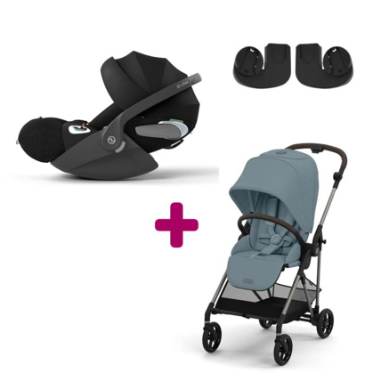 Avis Poussette Duo Melio 4 + Siège auto Cloud T i-Size CYBEX 7