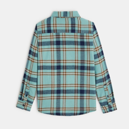 Avis Chemise à carreaux verte garçon OKAIDI 3