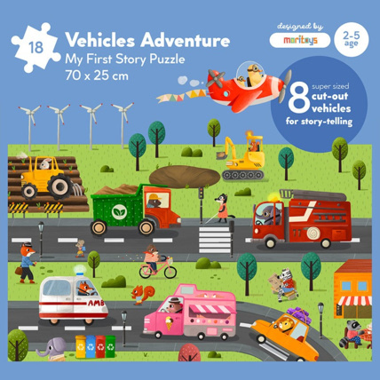 Avis Puzzle Vehicles Adventure EN-FR Moritoys 1